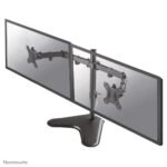 FPMA-D550DDBLACK, Full Motion  Dual Desk Stand For Two  10-32" Monitor Screens, Max 8 kg, Height Adjustable - Black stand Black