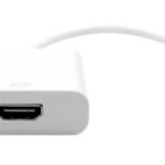 USB3.1 C-HDMI. M/F. White 20cm