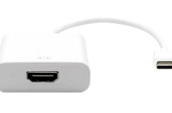 USB3.1 C-HDMI. M/F. White 20cm