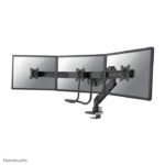 NM-D775DX3BLACK, Full Motion  Monitor Arm (Clamp & Grommet)  Tripple Crossbar - Handle. For Three 17-27" Screens (1-6kg/screen), Height