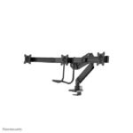 NM-D775DX3BLACK, Full Motion  Monitor Arm (Clamp & Grommet)  Tripple Crossbar - Handle. For Three 17-27" Screens (1-6kg/screen), Height - Image 2