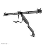 NM-D775DX3BLACK, Full Motion  Monitor Arm (Clamp & Grommet)  Tripple Crossbar - Handle. For Three 17-27" Screens (1-6kg/screen), Height - Image 4