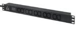 Lanview LVR-3MIEC-AMP-10C13 power distribution unit (PDU) 10 AC outlet(s) 1U Black - Image 2