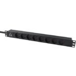 Lanview LVR-2MDK-LIC-DK8 power distribution unit (PDU) 8 AC outlet(s) 1U Black - Image 2