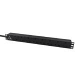 Lanview LVR-3MUK-SPD-UK8 power distribution unit (PDU) 8 AC outlet(s) 1U Black - Image 2