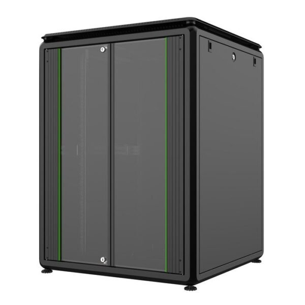 19" 20U Rack Cabinet 800 x  800 x 1075mm Data Line -  Black