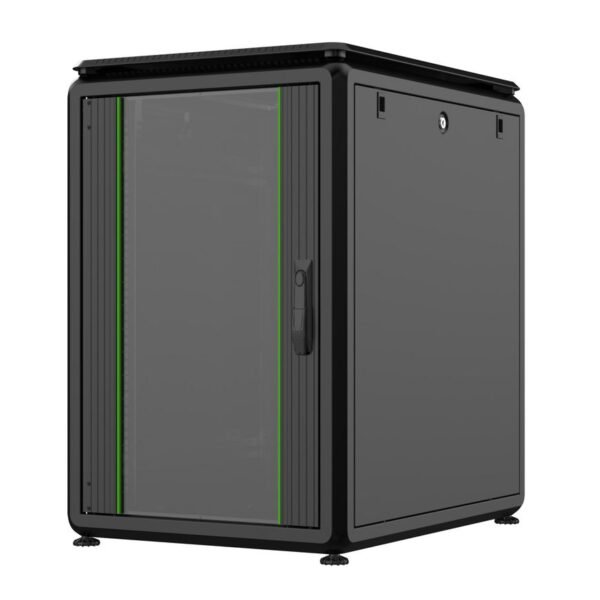 19" 16U Rack Cabinet 600 x  800 x 897mm Data Line - Black