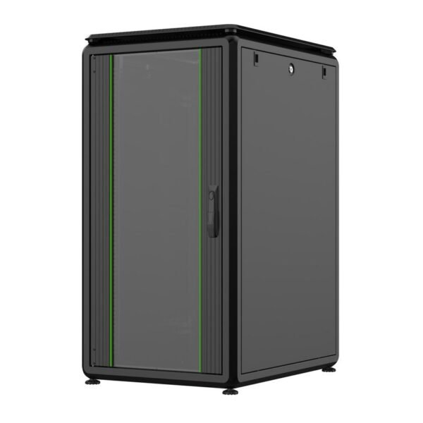 19" 22U Rack Cabinet 600 x  800 x 1164mm Data Line -  Black