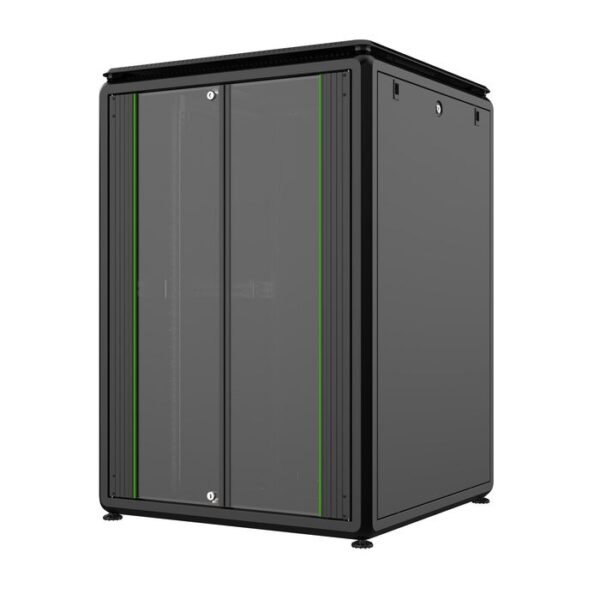 19" 22U Rack Cabinet 800 x  800 x 1164mm Data Line -  Black