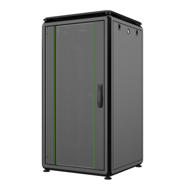 19" 22U Rack Cabinet 600 x  600 x 1164mm Data Line -  Black