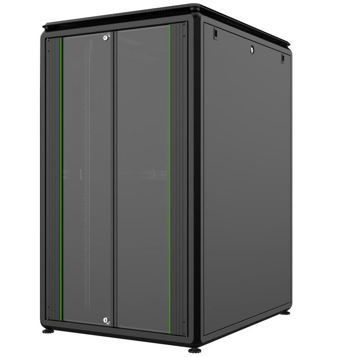 Img_33580923-1 19" 26U Rack Cabinet 800 x 1000 x 1342mm Data Line - Black - Image 1