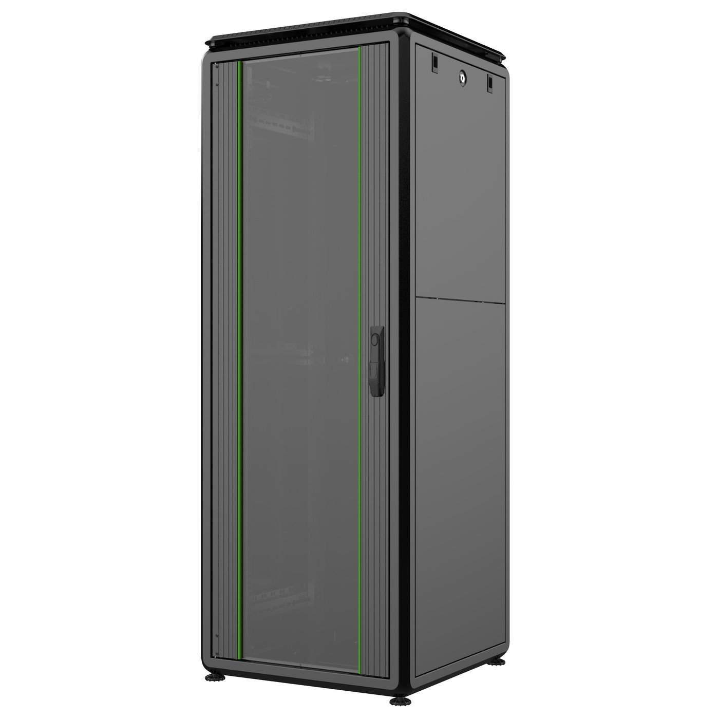 Img_33581447.jpg 19" 32U Rack Cabinet 600 x 600 x 1608mm Data Line - Black - Image 1