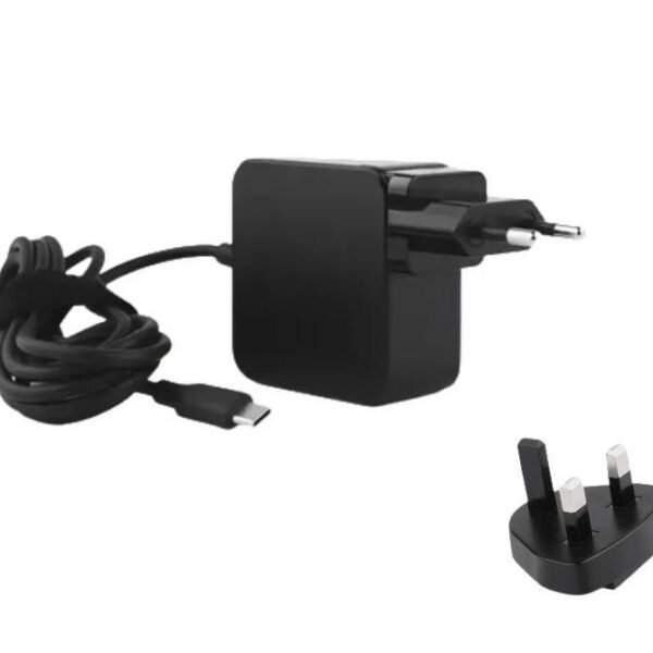 USB-C Power Adapter 65W GaN 65W 5V2.4A-20V3.2A USB PD  Plug:USB-C EU & UK Wall - 5V 2.4A, 5.2V 3A,9V3A, 12V3A, 14.5V2A, 15V3A,