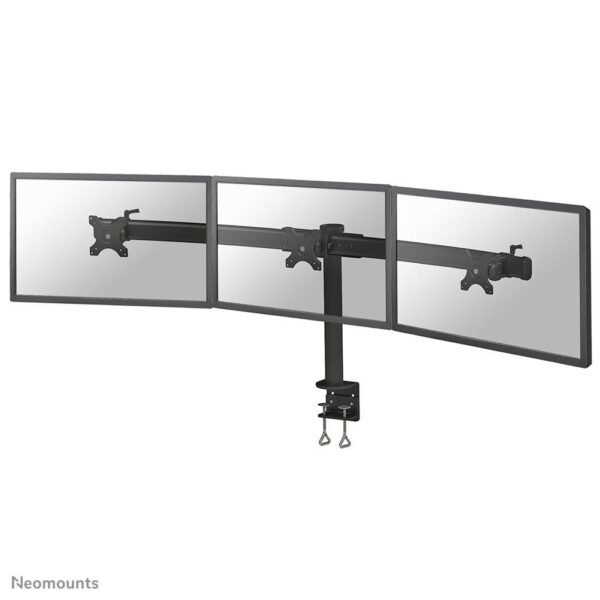 FPMA-D700D3, Tilt/Turn/Rotate  Triple Monitor Arm (Clamp)  For Three 10-27" Monitors, 0-8kg/monitor, Height Adjustable, -Black