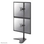FPMA-D550DDVBLACK, Dual  Monitor Stand, 10-32", 0-6  kg/screen, Vertical installation - Black flat screen desk mount, Computer