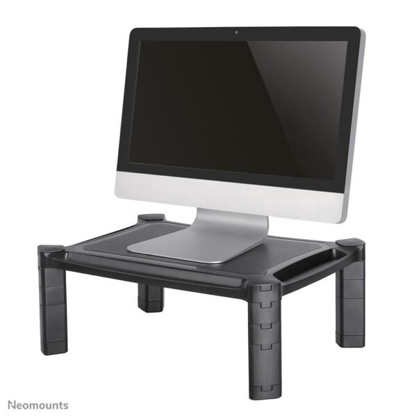 NSMONITOR20, Monitor/Laptop  Riser, Max 10kg, H:4,6-16,8  W:50 D:33cm, Universal, -Black