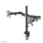 FPMA-D550DBLACK, Full Motion  Dual Desk Mount (Clamp &  Grommet), For 2 x 10-32" Monitor Displays,  0-8 kg/Display, Height Adjustable - - Image 3