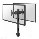 FPMA-D050DBLACK, Dual Desk  Monitor Arm (back to back)  (Grommet), 2 x 10-30", Max 10kg/Monitor, VESA 75x75 - 100x100, Full motion,