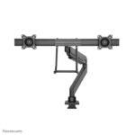 NM-D775DXBLACK, Dual Crossbar  Desk Monitor Arm (Clamp &  Grommet), Gas Spring, Top-Fix, 180?-stop, Monitor Size 10-32", Max. 8 kg/pcs, - Image 3
