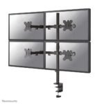 FPMA-D550D4BLACK, Full Motion  Desk Mount For Four 13-32"  Screens, Max 6 kg (Each Screen) - Black