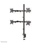 FPMA-D550D4BLACK, Full Motion  Desk Mount For Four 13-32"  Screens, Max 6 kg (Each Screen) - Black - Image 2