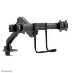 DS75-450BL2, Dual Crossbar  Monitor Arm for 2 x 17-32"  Monitors, Max 1-8Kg/Monitor, Gas Spring, Topfix, 180? Stop, Clamp/Grommet, VESA - Image 3