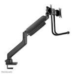 DS75-450BL2, Dual Crossbar  Monitor Arm for 2 x 17-32"  Monitors, Max 1-8Kg/Monitor, Gas Spring, Topfix, 180? Stop, Clamp/Grommet, VESA - Image 4
