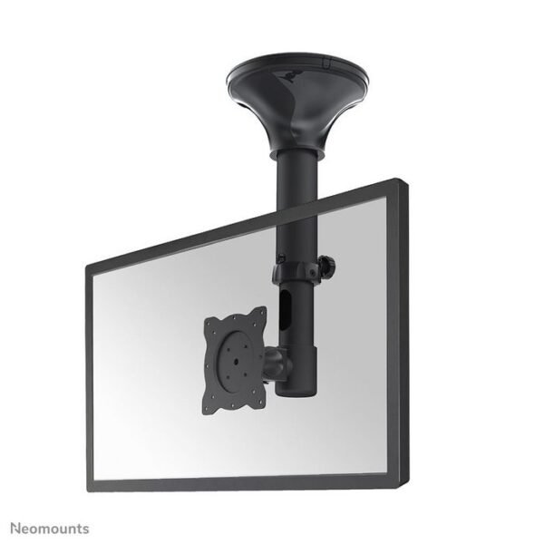 FPMA-C025BLACK, Ceiling Mount  for 1 x 10-30"  Display/Monitor, Max 12kg, VESA 75x75-100x100, Heigh Adjustable: 37-47cm,