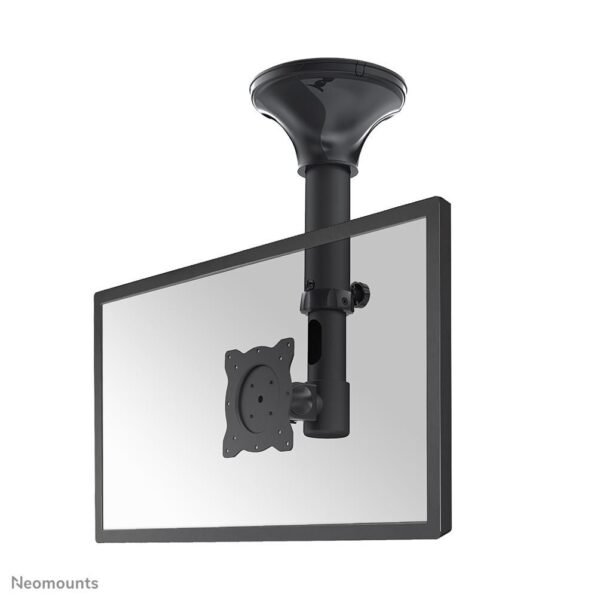 FPMA-C025BLACK, Ceiling Mount  for 1 x 10-30"  Display/Monitor, Max 12kg, VESA 75x75-100x100, Heigh Adjustable: 37-47cm,