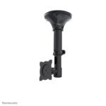 FPMA-C025BLACK, Ceiling Mount  for 1 x 10-30"  Display/Monitor, Max 12kg, VESA 75x75-100x100, Heigh Adjustable: 37-47cm, - Image 2