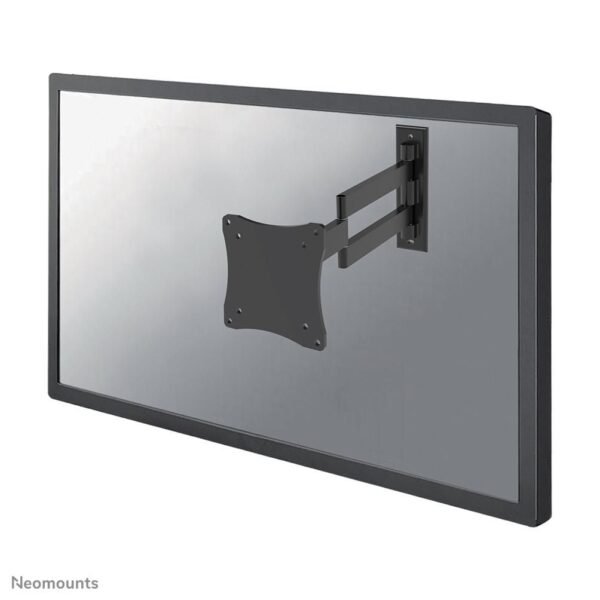 FPMA-W830BLACK, Full Motion  Display/Monitor Mount Wall,  10-27", Max 12 kg, VESA 75x75-100x100, D:5-37cm - Black 10 - 27", 3 pivot