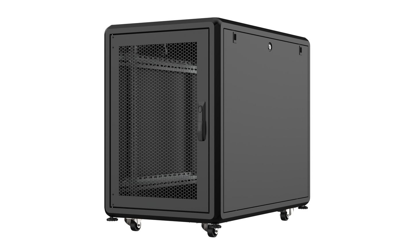 Img_33626498.jpg 19" 16U Rack Cabinet 600 x 1000 x 897mm Server Line - Black - Image 1
