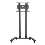 Large Universal Flat Screen  Trolley / Floor Stand (VESA  600 x 400) - 1.6m ?50mm Poles