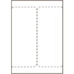 Ship-label 105 x 220mm. For  laser/inkjet printers. Two  labels per sheet, 500 sheets per box