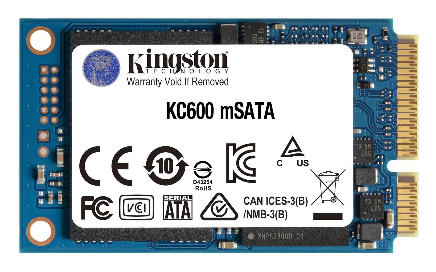 Img_33733093.jpg Technology KC600 mSATA 256 GB Serial ATA III 3D TLC Technology KC600, 256 GB, mSATA, 550 MB/s, 6 Gbit/s - Image 1