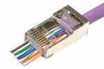 Modular EZ Plug RJ45 8P8C  CAT6 50pcs. FTP Shielded  50pcs in one bag Insert wires right through the connector