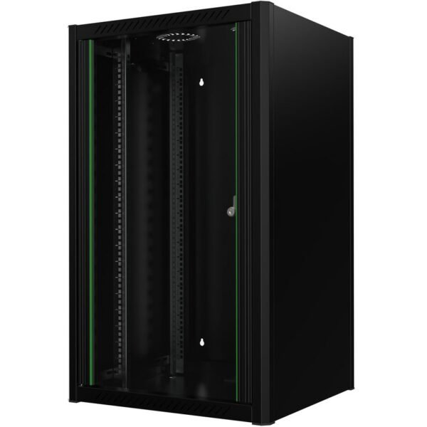 19" 20U Rack Wall Mount 600 x  560 x 1000mm - Black