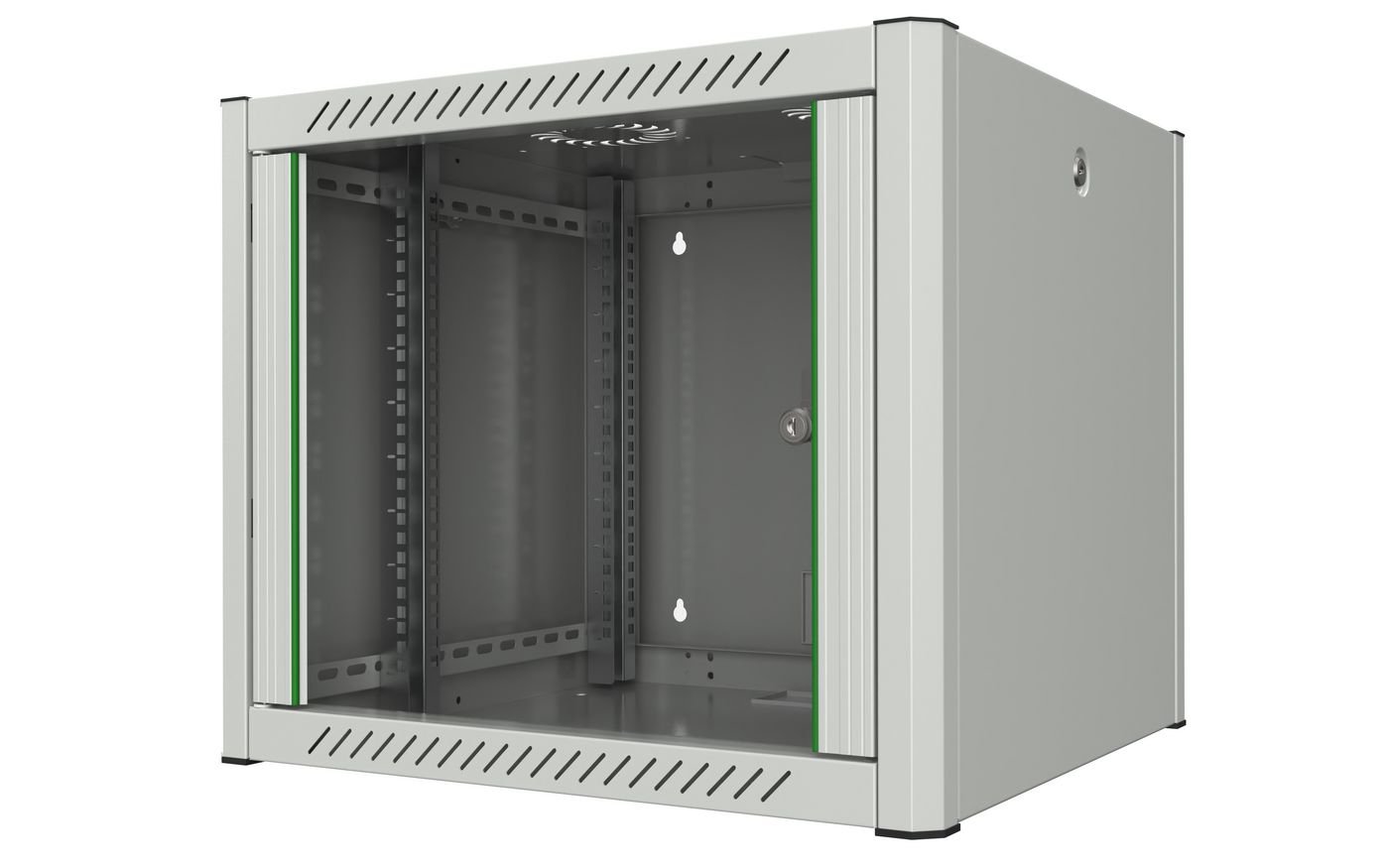 Img_33766795.jpg 19" 9U Rack Wall Mount Pro 600 x 560 x 512mm - White - Image 1