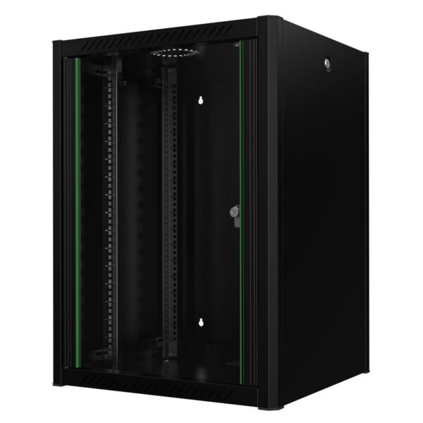 19" 16U Rack Wall Mount Pro  600 x 560 x 823mm - Black
