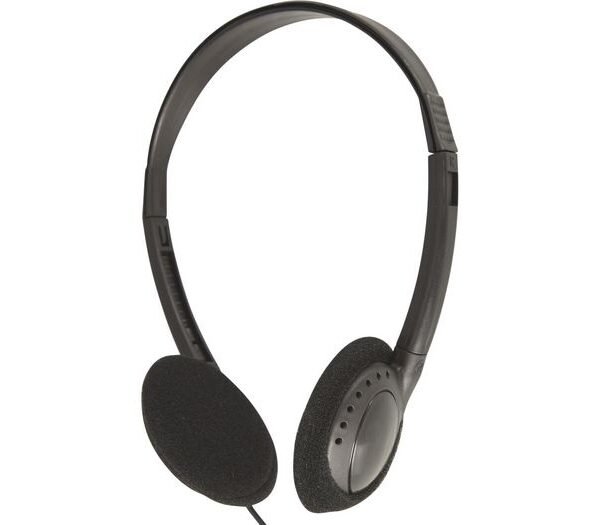 MiniJack Headphone Bulk Bulk Headphone (min 100),  Headphones, Head-band, Black, 2.5 m, Wired, Supraaural