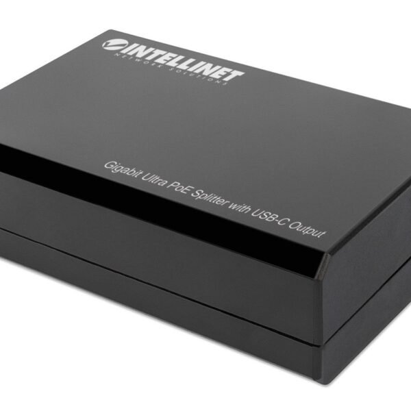 Network Splitter Black Power  Over Ethernet (Poe)