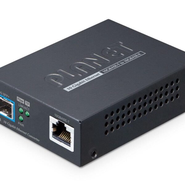 10GBASE-T to 10GBASE-X SFP+  Media Converter (Copper port  supports 2.5G/5G/10Gbps data rate)
