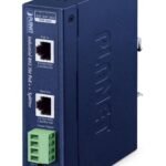IP30, Industrial Single-Port  10Gbps 802.3bt PoE++ Splitter  - 12V,19 & 24V DC output