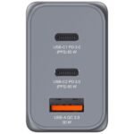 GNC-65 GaN Charger 65W with 2  x USB-C PD 65W. 1 x USB-A QC  3.0 (EUUKUS) - Image 2