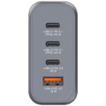Verbatim GNC-140 GaN Charger 140W with 2 x USB-C PD 140W / 1 x USB-C PD 20W / 1 x USB-A QC 3.0 (EU/UK/US) - Image 2