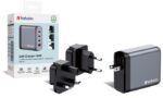 Verbatim GNC-140 GaN Charger 140W with 2 x USB-C PD 140W / 1 x USB-C PD 20W / 1 x USB-A QC 3.0 (EU/UK/US) - Image 4