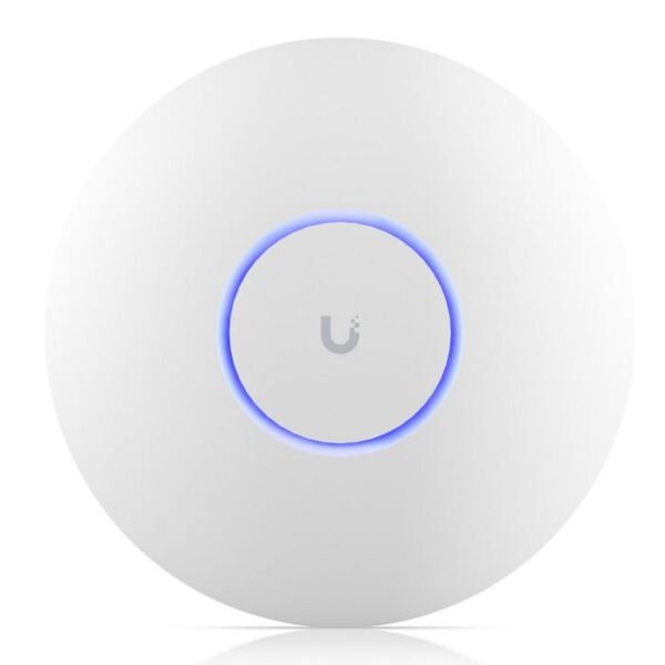 Ceiling-mount Unifi U7, WiFi  7 AP with Power over Ethernet  (PoE)