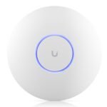 Ceiling-mount Unifi U7, WiFi  7 AP with Power over Ethernet  (PoE)