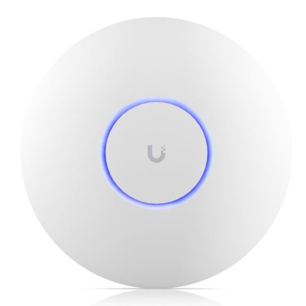 Ceiling-mount Unifi U7, WiFi  7 AP with Power over Ethernet  (PoE)