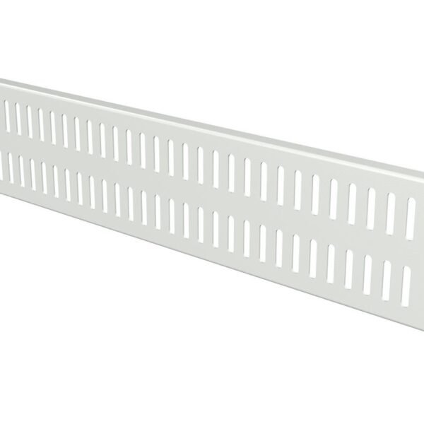 2U 19" SCREW TYPE, VENTED  BLANK PANEL WHITE